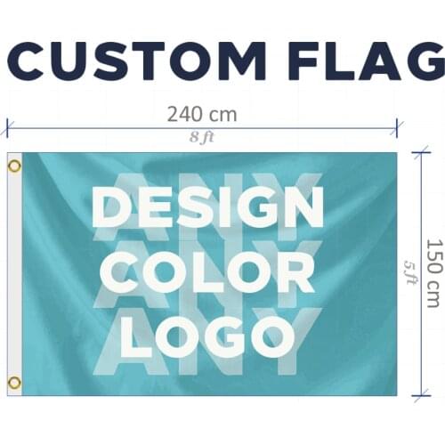 Custom 5x8FT Flag Any Size Brand Company Logo Sport Outdoor Banner 150X240cm Customize Flags brass grommets,free shipping
