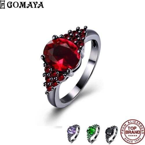 GOMAYA Inverted Triangle Pave Clear Zircon Rings For Women Elegant And Romantic Finger Ring Prom Festival Gift Fashion Jewelry