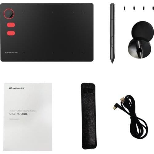 10moons G20 Graphics Drawing Tablet Ultralight Digital Art Creation Sketch 8.4x5.7 Inches for Drawing Designing Teaching Online