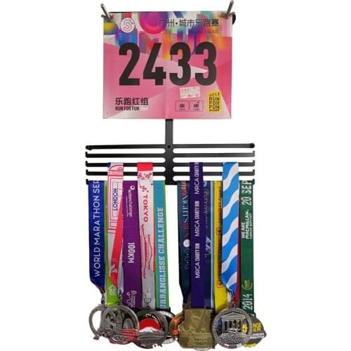Iron/Aluminum alloy Marathon Bib Metal Medal Hanger