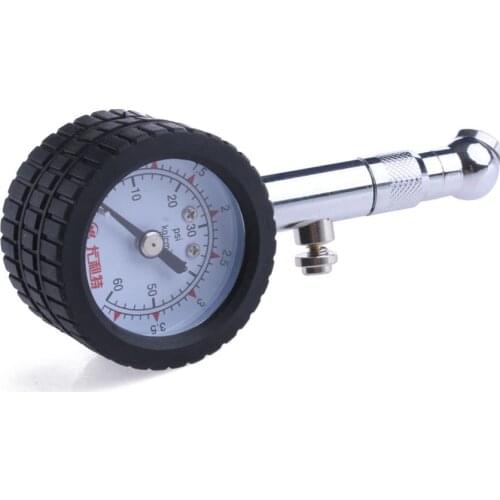 OOTDTY New Car Vehicle Automobile Tire Air Pressure Gauge 0-60 psi Dial Meter