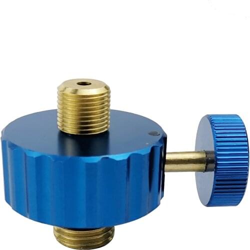 Outdoor Camping Stove Adaptor Conversion Split Type Furnace Connector Cartridge Tank Gas filling Adapter Gas Cylinder