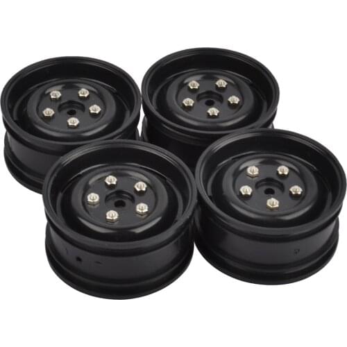 4PCS 1.9'' Plastic Wheel Rims for Axial SCX10 Tamiya CC01 D90 PAJERO Traxxas TRX4 1:10 RC Rock Crawler
