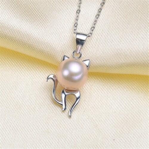 1PCS S925 Sterling Silver Pearl Tray Charm Connector Bail Pendant Clasp DIY Necklace Jewelry Making Accessories