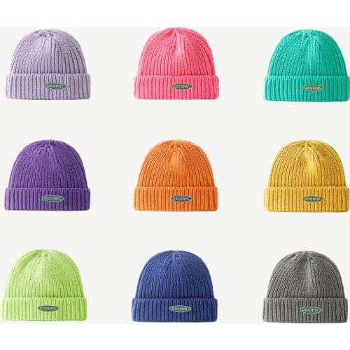 SEFRTPHT Embroidery Casual Beanies for Men Women Fashion Knitted Winter Hat Hip-hop Skullies Hat Dropshipping