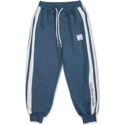 LACIBLE Hip Hop Harem Pants Man Streetwear Side Striped Sweat Pants Sweatpants Harajuku Oversized Loose Joggers Men Trousers