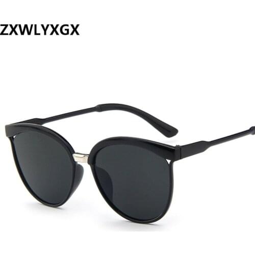 Cat Eye Sunglasses Women Brand Designer Fashion Coating Mirror Sexy Cateye Sun Glasses Female UV400 Oculos De Sol Gafas