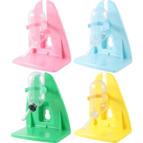 60ml Pet Cat Dog Bowl Vacuum Drinker Food Water Container Feeder Dispenser Drinking Bottle Multiple Colors Pet Products 2021