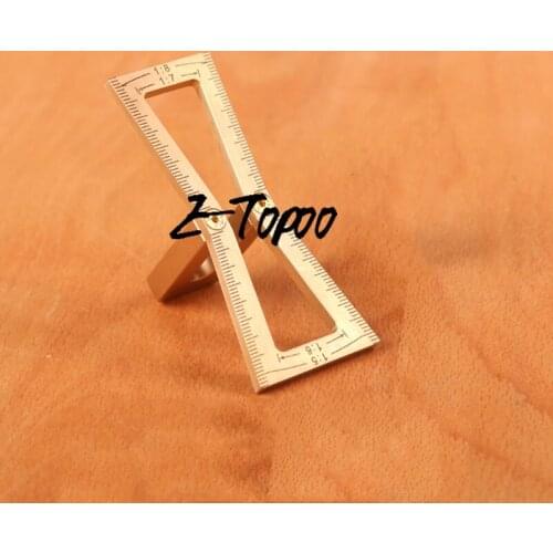 High Quality Copper Dovetail Marker Template Size 1:5-1:6 and 1:7-1:8 Wood Measuring tool