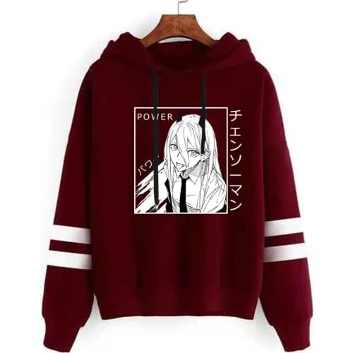 Funny Sweatshirt Unisex Clothes Men Women Moleton Top Loose Chainsaw Man Hoodies