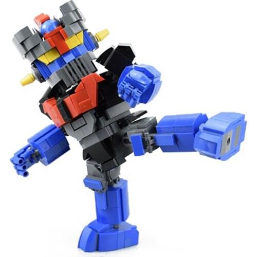 619pcs Anime Figure Building Blocks Toys For Children Great Mazinger Action Figure Model Cartoon Robot Soldier Dolls Kids Toys