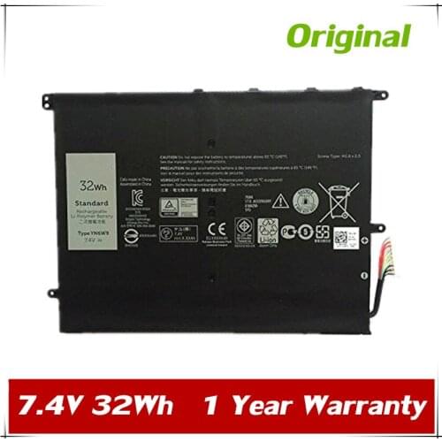 7XINbox 7.4V 32Wh Original YN6W9 Laptop Battery For DELL YN6W9 Tablet