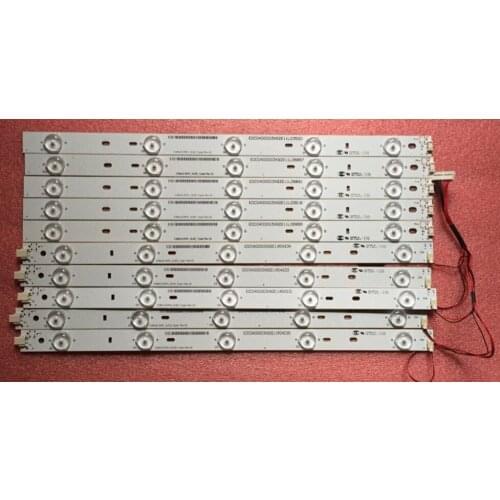 8pieces LED backlight strip 5+5lamp for Toshi ba 39"TV C390LD-DF61_5LED DF62 DF63 39L1350U 39L4300U 39L2300U AX952