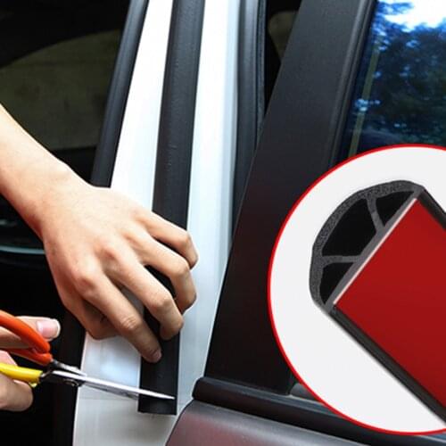 Car Styling B Pillar Seal Strips Sticker Soundproofing Waterproof Sealing Sticker Universal Automobiles Exterior Accessories