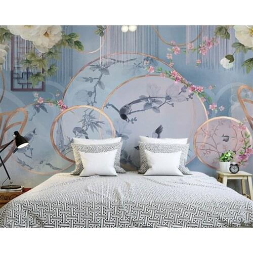 Beibehang Customize the new modern TV bedroom living room background Chinese wallpaper wall papers home decor papier peint