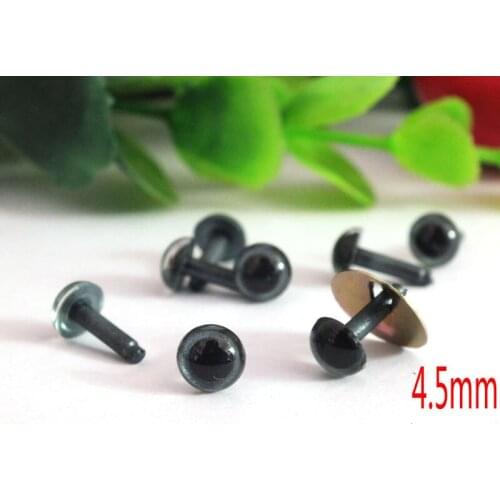 4.5mm Safety Eyes--dark gray color Round pupil Amigurumi Eyes