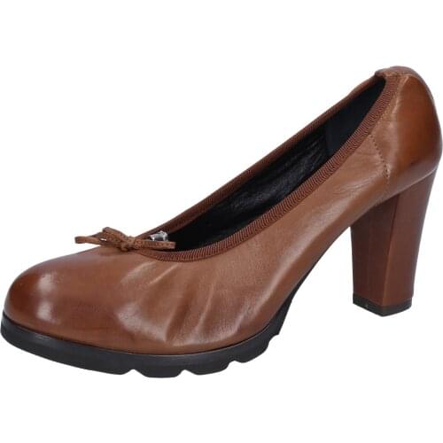 CALPIERRE pumps women brown leather