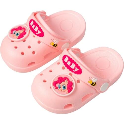 My Little Pony Summer Sandals for Kids 1-3 Years Old Non Slip Toddler Hole Shoes Childrens Beach Shoes for Girls