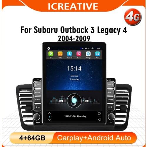 Head Unit 9.7" Android 2 Din Car Multimedia Player GPS For Subaru Outback 3 Legacy 4 2004-2009 Aftermarket Auto Stereos