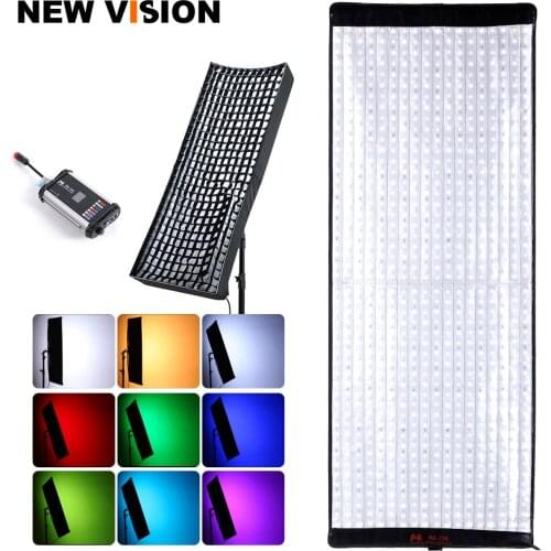 Falcon Eyes RGB Photo Light Portable LED Photo Light Flexible LED Photo Light RX-736 Free Honeycomb Grid