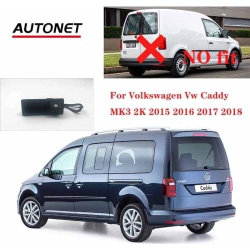 Autonet Rear View Camera For Volkswagen Vw Caddy MK3 2K 2015 2016 2017 2018 Instead Original Factory Trunk Handle Camera