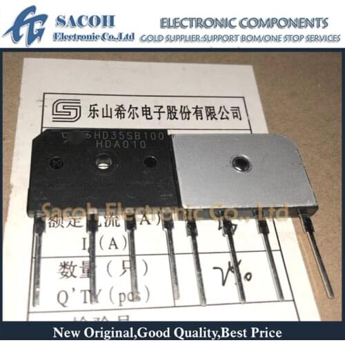 New Original 5PCS/Lot HD35SB100 D35SB100 35SB100 DIP-4 35A 1000V Bridge Rectifier