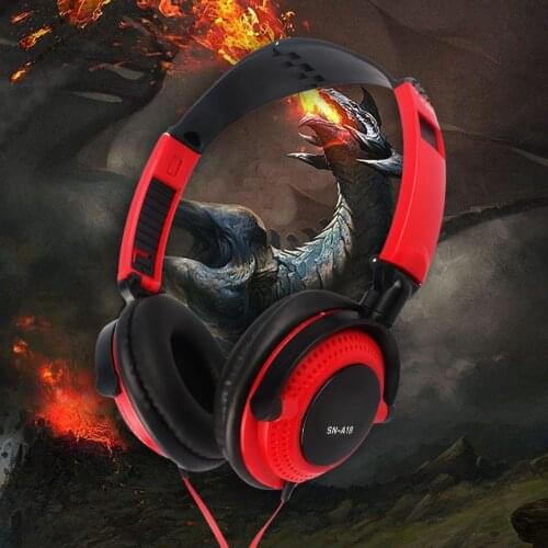 3.5mm Wired Earphone Headset PC Gamer Stereo folded Headphone With Mic For Computer Sony For Xiaomi For Huawei Children Gift