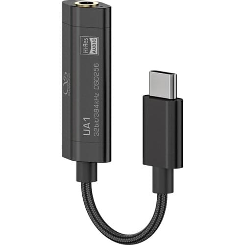 SHANLING UA1 Adapter ESS ES9218P Hi-Fi Chip DSD 256 Hi-Res 32bit/384Khz USB-C DAC/AMP Adapter With High-Purity Copper Cable