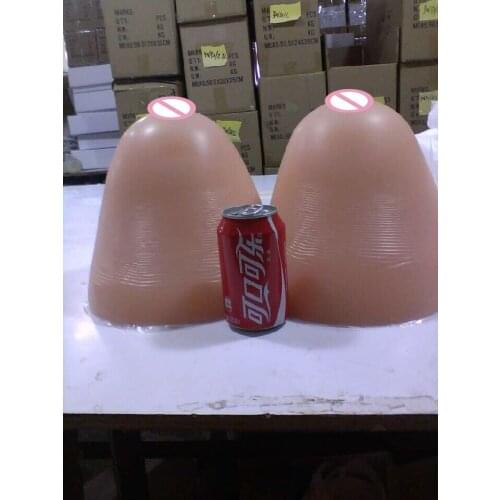 Huge Breast Forms 10kg/pair Super Artificial Breast Masturbation Silicone Breast Circular Boobs