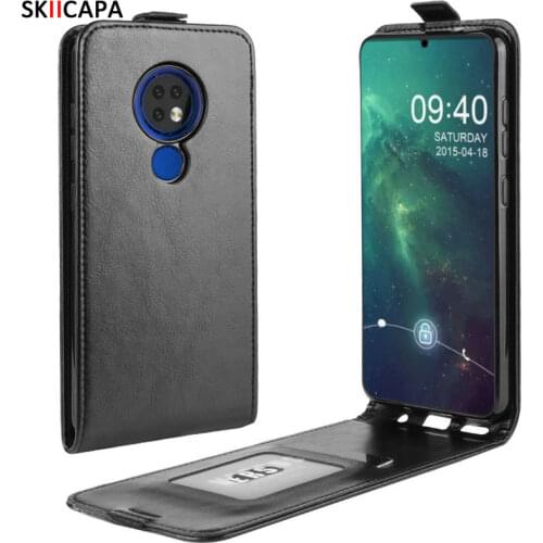 Vertical Flip Leather Case for Nokia 7.2 6.2 4.2 3.2 2.2 7.1 6.1 5.1 3.1 2.1 Phone Cover UP Down Flip Case for Nokia 6 2018 7 8