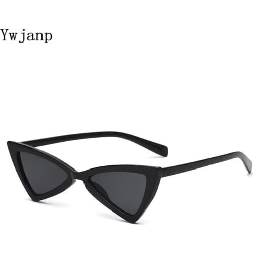 Ywjanp Fashion Cat Eye Sunglasses Women Brand Designer Vintage Retro Sun glasses Female Fashion Cateyes Sunglass UV400 Shades