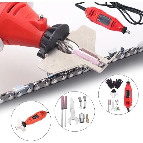 180W 5 Gears Electric Power Chain Saw Sharpener Grinder Machine Garden Tools Portable Electric Chainsaw Sharpening Power Tools