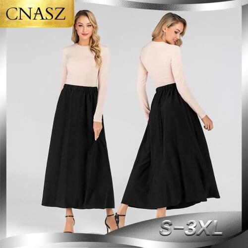 Women Skirt Summer Fashion Long Hippie Spring Casual Solid Color Midi Skirt Daily 2019 dropship