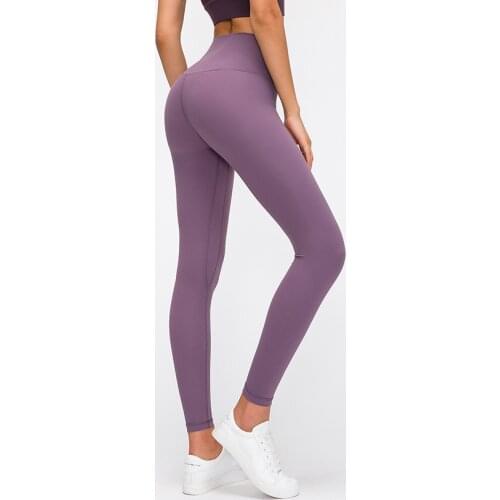 Women Sports Naked-Feel Yoga Pants Buttery Soft Fitness Full Length Leggings Stretchy Squat Proof Gym Stretch Tights