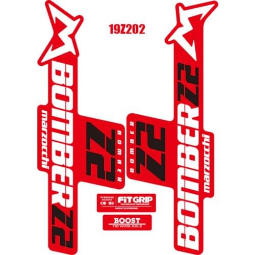 2019 MARZOCCHI Z2 Fork Sticker gradient color for Mountain Bike MTB Cycling Bicycle Decals
