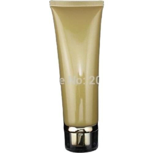 80ml gold soft tube or mildy wash tube or butter or handcream tube with acrylic gold lid