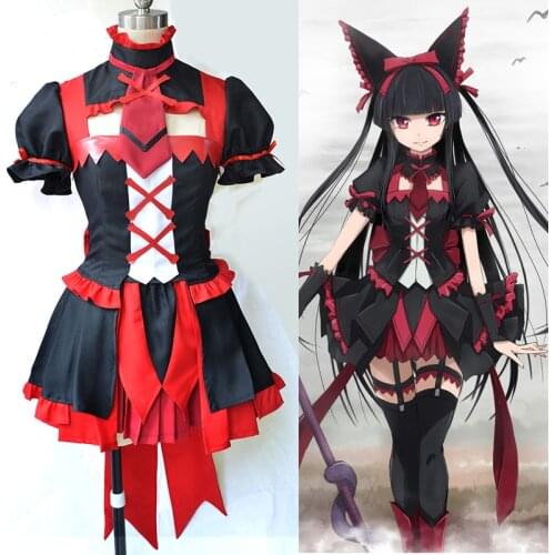 Anime Gate Jieitai Kanochi nite Kaku Tatakaeri Rory Mercury Cosplay Costume
