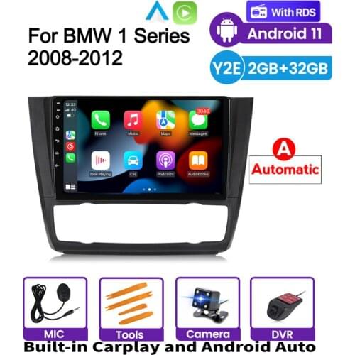 Car GPS Navigation For BMW 1 Series E81 E82 E87 E88 116i 118i 120i 130i 2004-2012 Support Have BT Music And Phone Carplay WiFi