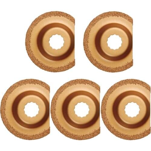 Free shipping WORX WA2712 63 mm Professional Carbide Grit Segment Saw Blade 5PCS for WORX Sonicrafter/Hyperlock/Oscillating Tool