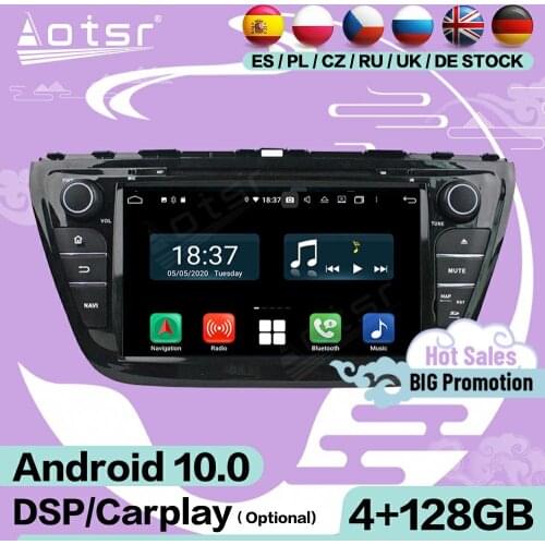 Carplay Multimedia Stereo Android For Suzuki S-Cross SX4 2014 2015 2016 2017 GPS Navigation Video Audio Radio Receiver Head Unit