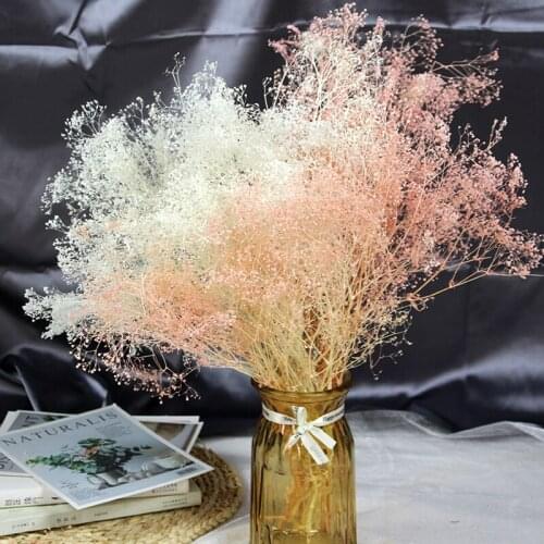 Artificial Flowers Dried Flower Million Stars, Aesthetic Centerpiece Cute Pink Room Bedroom Home Wedding Party Decor Accessories