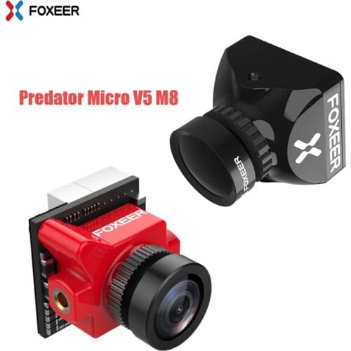 Foxeer Predator Micro V5 Camera 16:9/4:3 PAL/NTSC switchable 1.7mm lens 4ms Latency Super WDR FPV Camera M8 for FPV RC Drone
