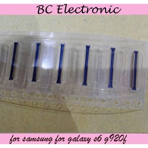 Dock Connector Micro USB Charging Port FPC connector for samsung for galaxy s6 logic on motherboard mainboard;2PCS/LOT