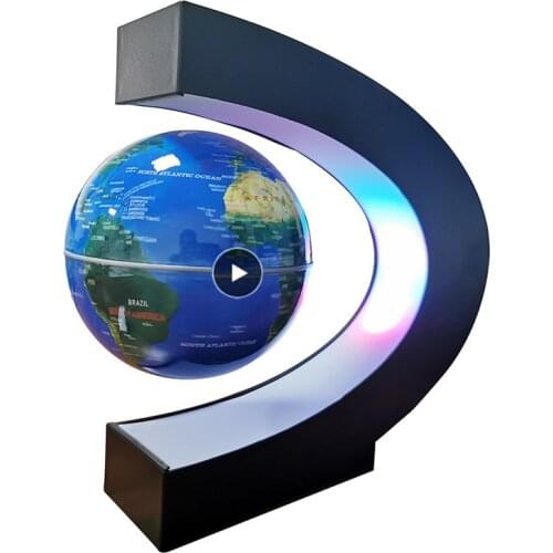 Magnetic levitation globe student school teaching equipment night light globe creative gift 110/220V AC Eu power supply