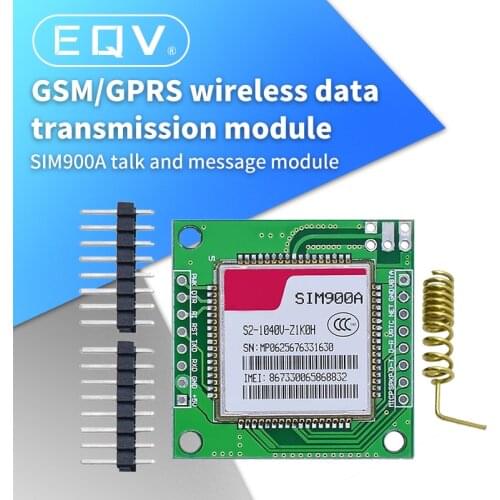 Mini GPRS GSM module SIM900A Wireless Extension Module Board Antenna Tested Worldwide Store for SIM800L A6 A7 SIM800C