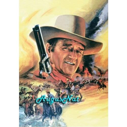 Movie diamond painting kits cowboy man wall art john wayne resin painting actor diamond dotz hero men craft gift hand craft gift