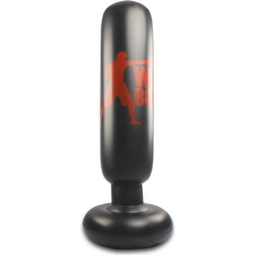 Inflatable Sandbag Boxing Punching Bag Kids Adult Fitness Kicking Boxing Bag Tumbler Muay Thai Training Pressure Relief Sandbag