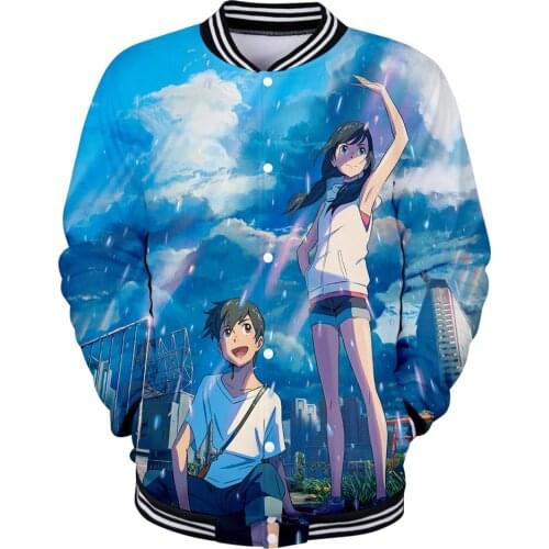 New Arrivals Hip Hop Baseball Jacket Hoodies3D print Sweatshirt Son of the weather Harajuku