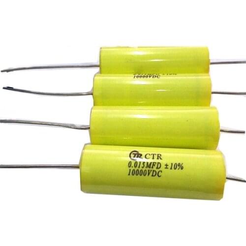 New Ultra-high voltage non-inductive absorption capacitor 10000V-0.015UF/10KV-153/MKP film capacitor