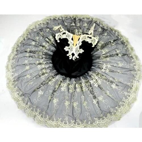Professional Ballet Tutu ballet girls ballet dress Pancake Tutus black swan costume costume black swan